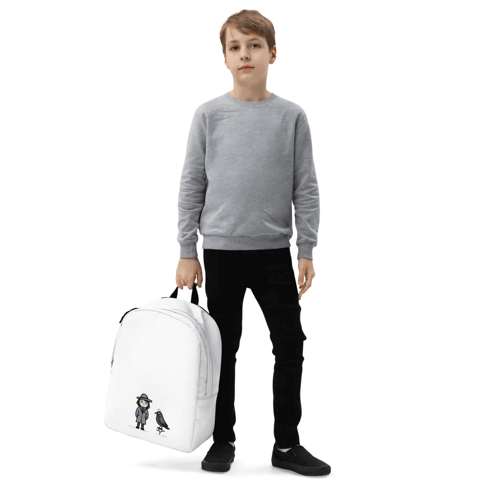 🎒 Crow Man & Companion Minimalist Backpack 🌟 product image (4)