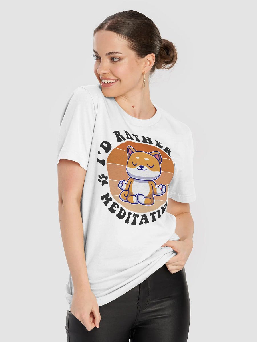 I'd Rather Be Meditating - Funny Pug Inspired T-Shirt product image (4)