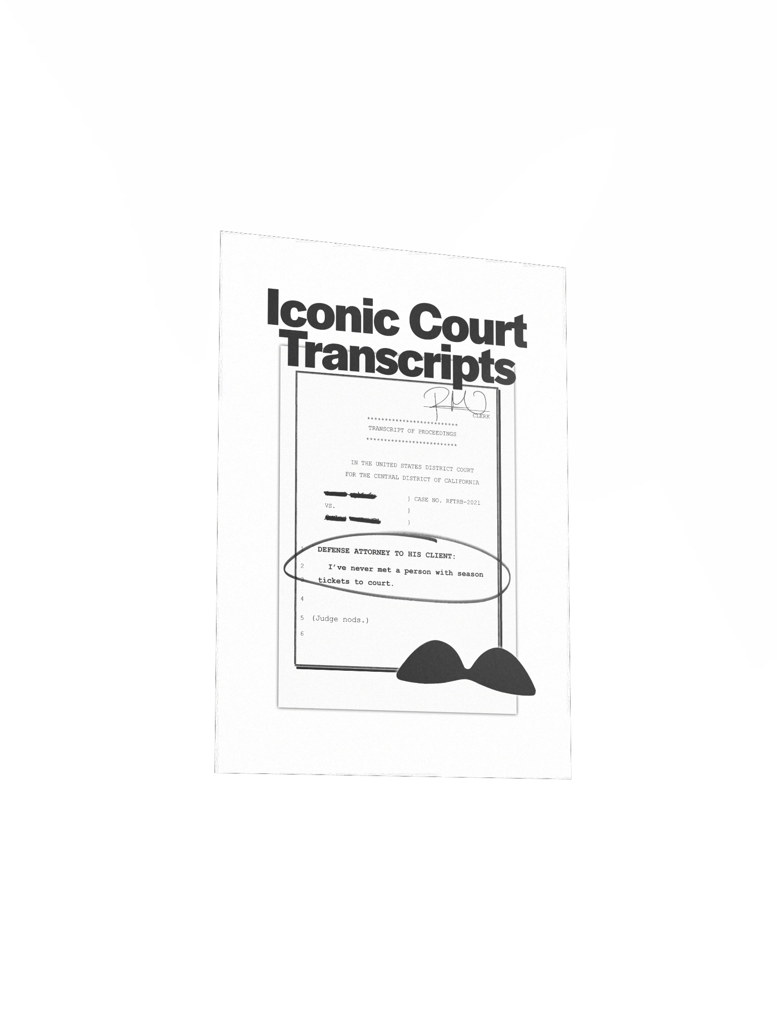 Iconic Court Transcripts Poster product image (15)