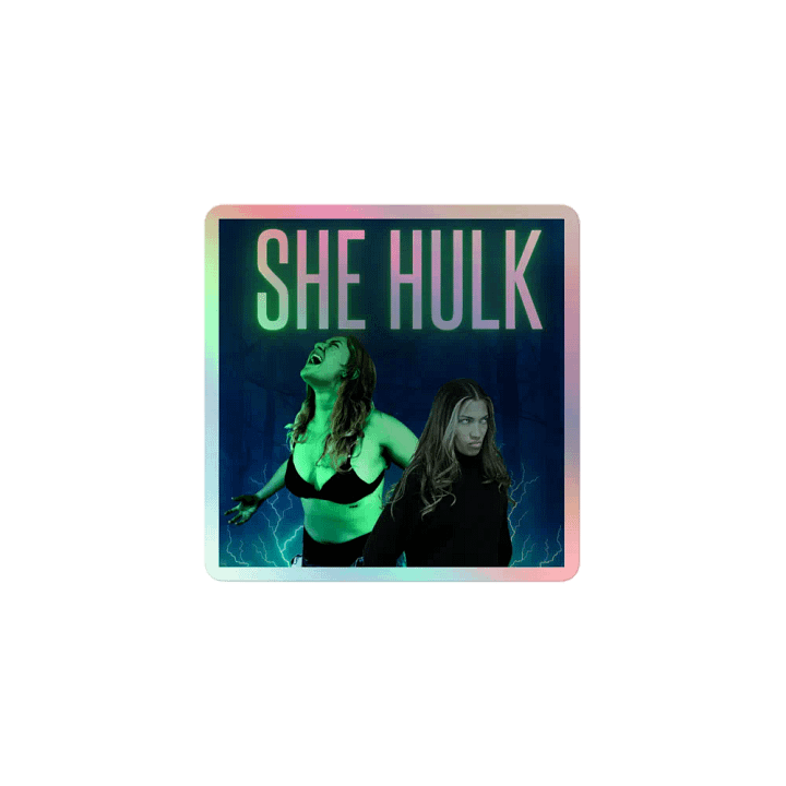 She-Hulk Transformation Holographic Sticker Set product image (1)