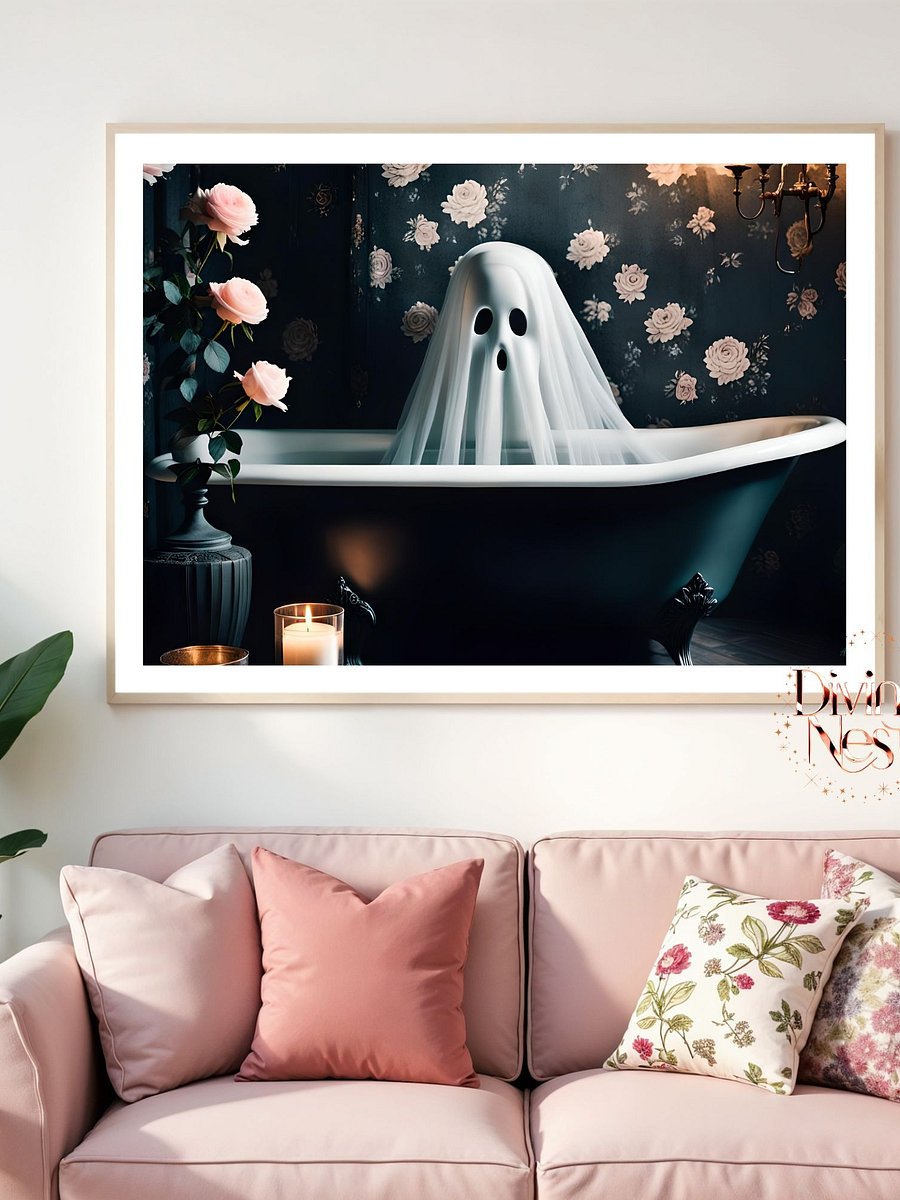 Ghost paining wall art home decor print poster product image (3)