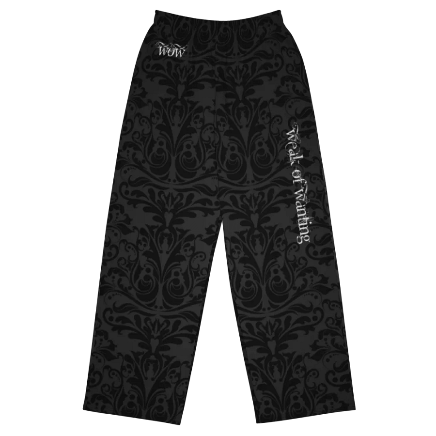 Weak Of Wanting 'Same Freak As You' Gothic Wide Leg Pants (Front & Back Print) product image (2)