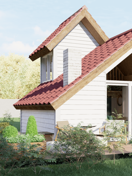 A Frame House 011 - Drawings\Blueprints CAD + PDF + 3D Model product image (1)