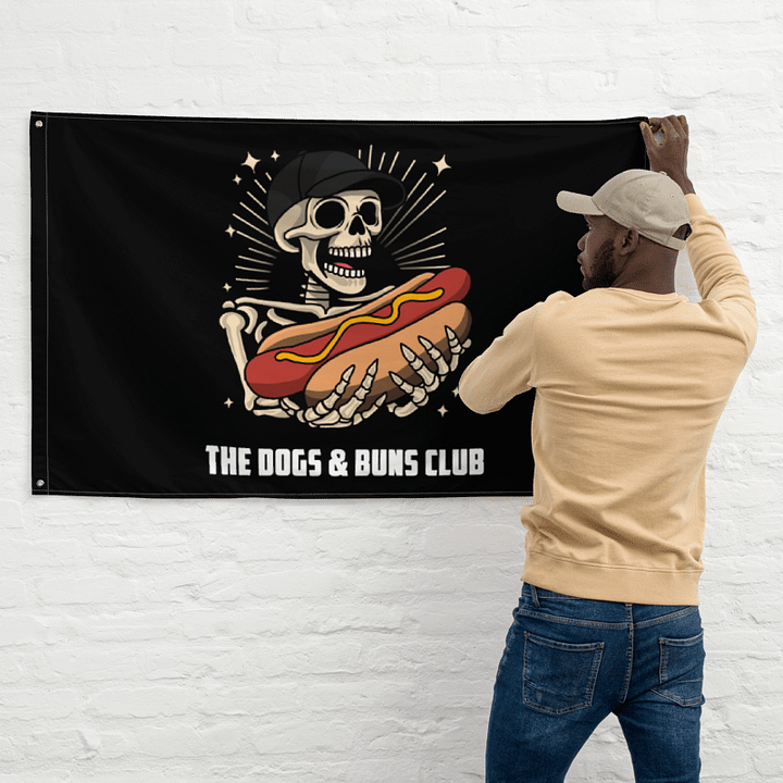 The Dogs & Buns Club Pirate Flag product image (2)