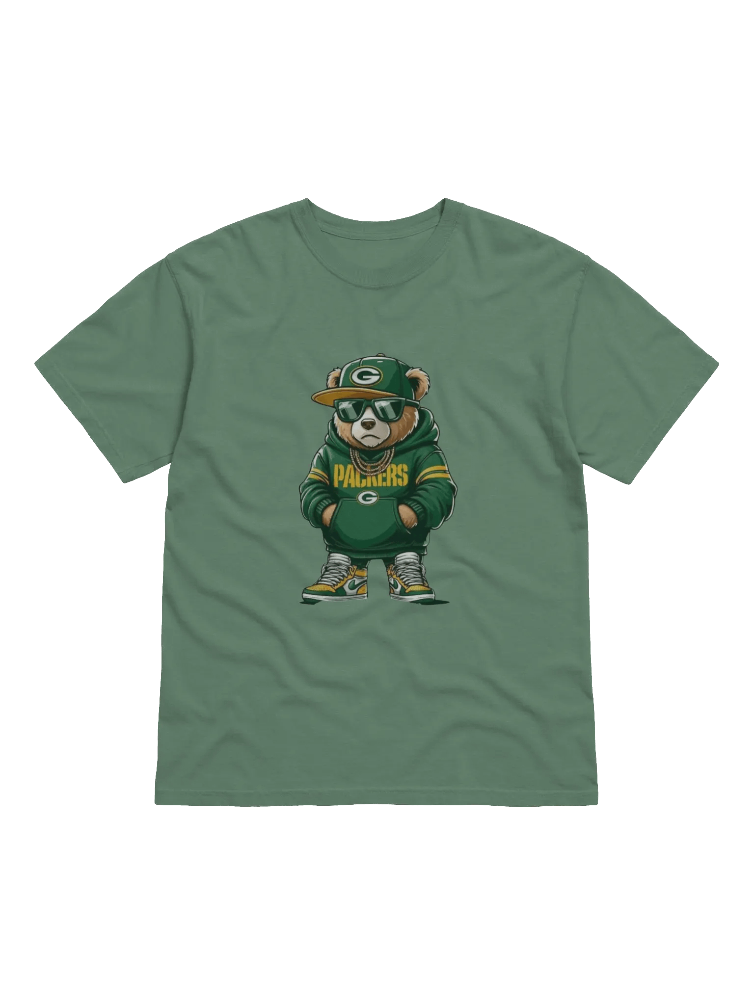 Sporty Bear Packers Hoodie T-Shirt product image (1)