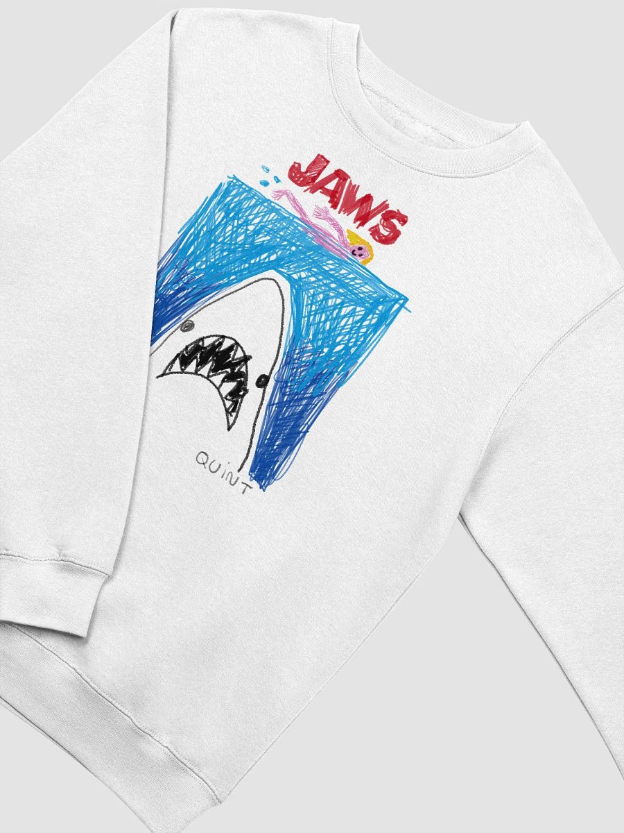 🦈 "JAWS" CreepyKids Horror Unisex Sweater Art Print 💀 product image (3)