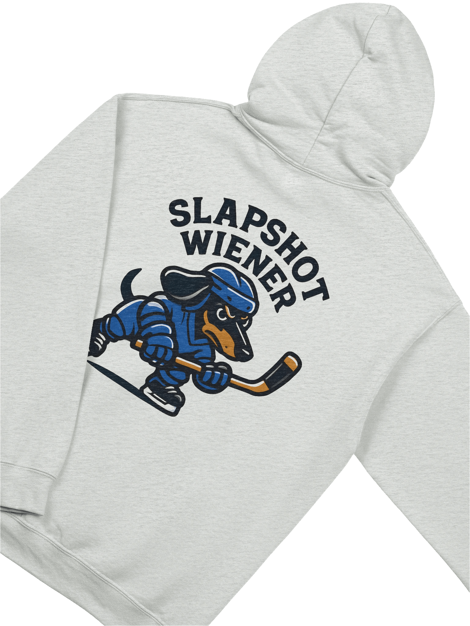 Slapshot Wiener Hoodie – Funny Hockey Dachshund Gift for Dog & Sports Fans product image (4)