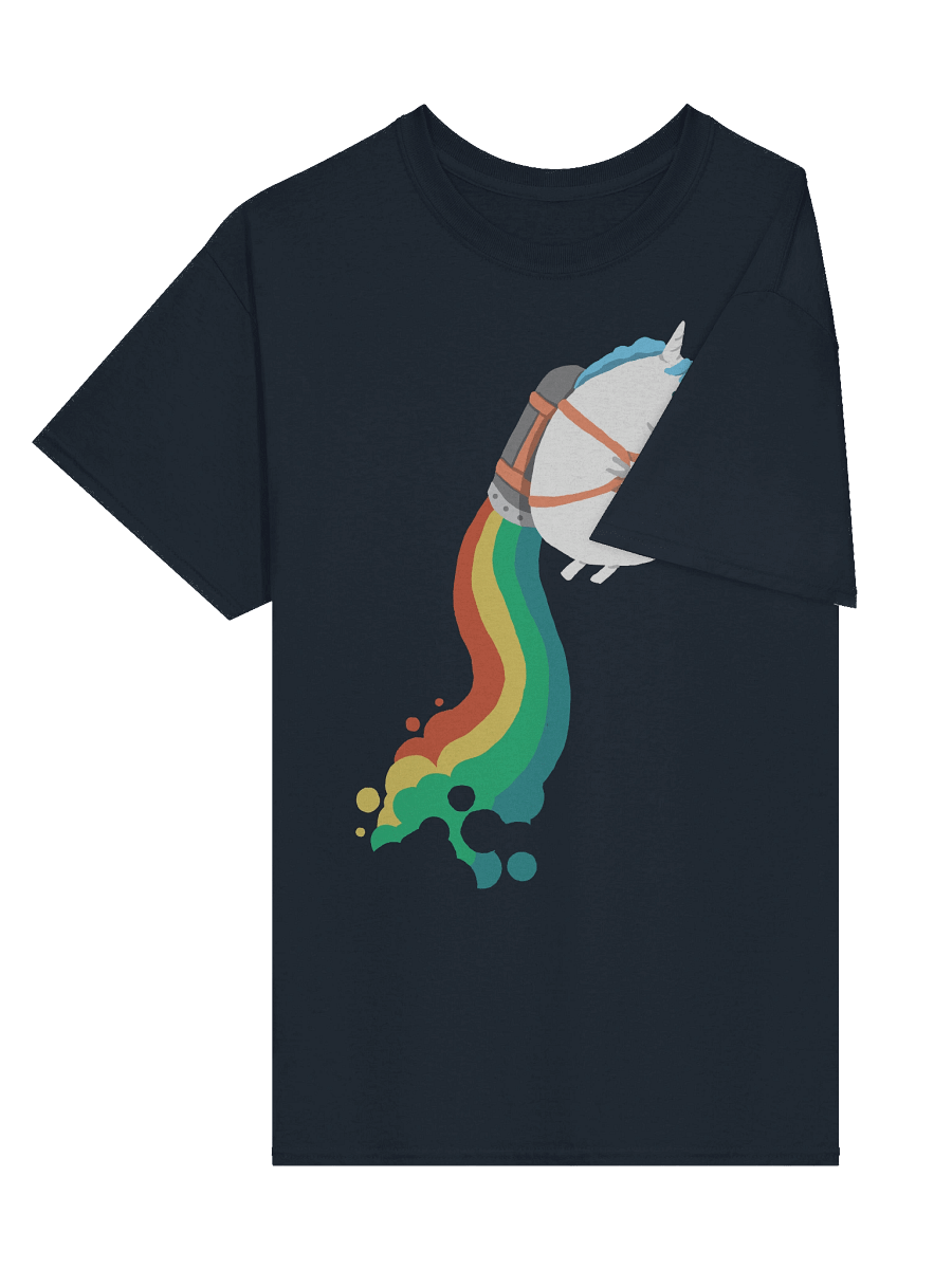 Flying unicorn graphic t-shirt product image (27)
