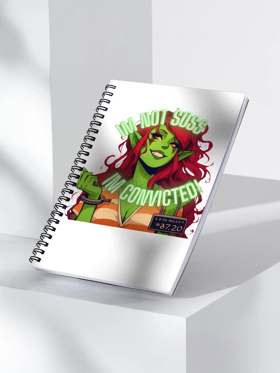 I'm Not Suss, I'm Convicted Notebook product image (3)