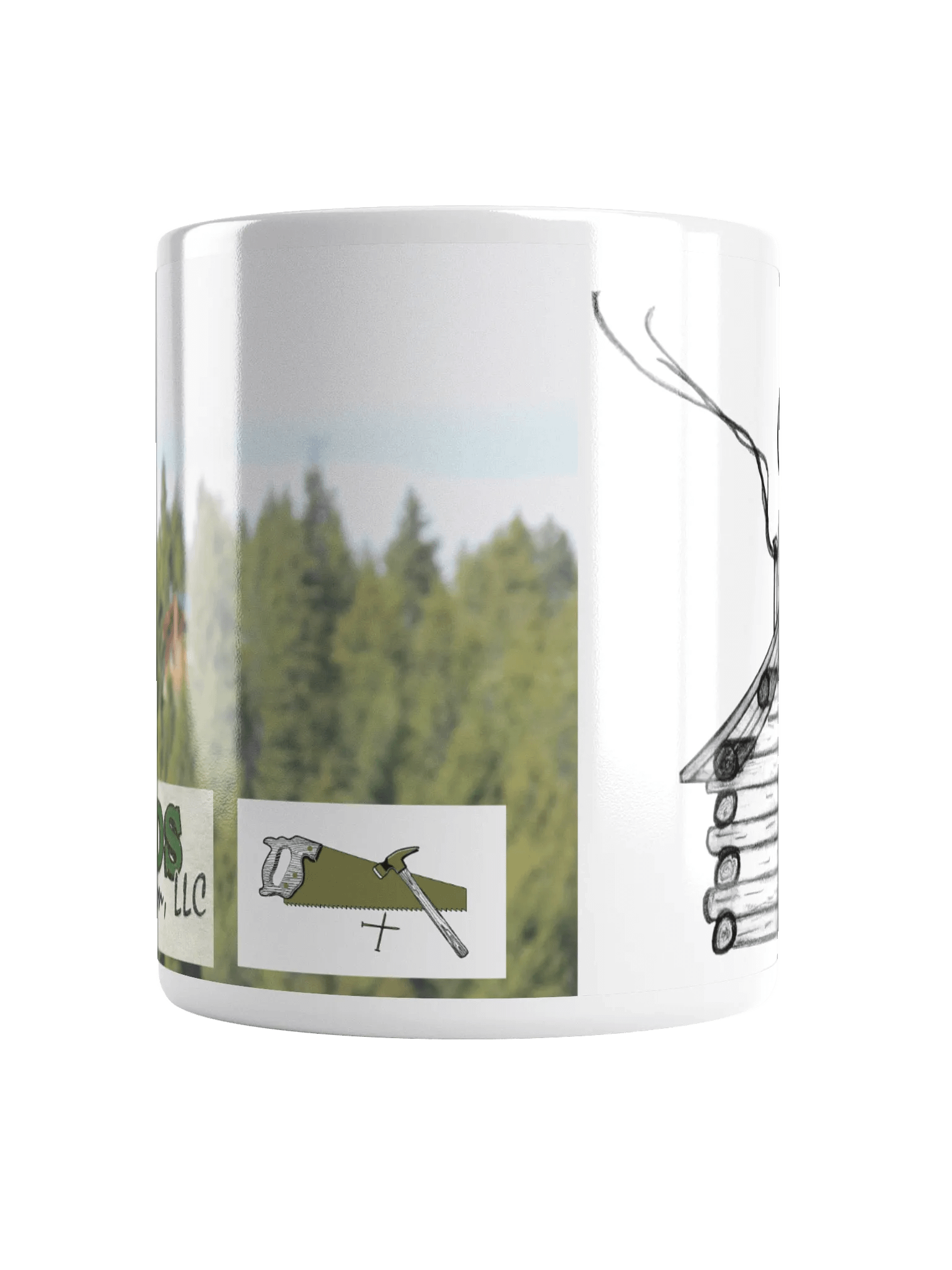 "Woods Cabins" Cafe Coffee Cup #0 product image (5)