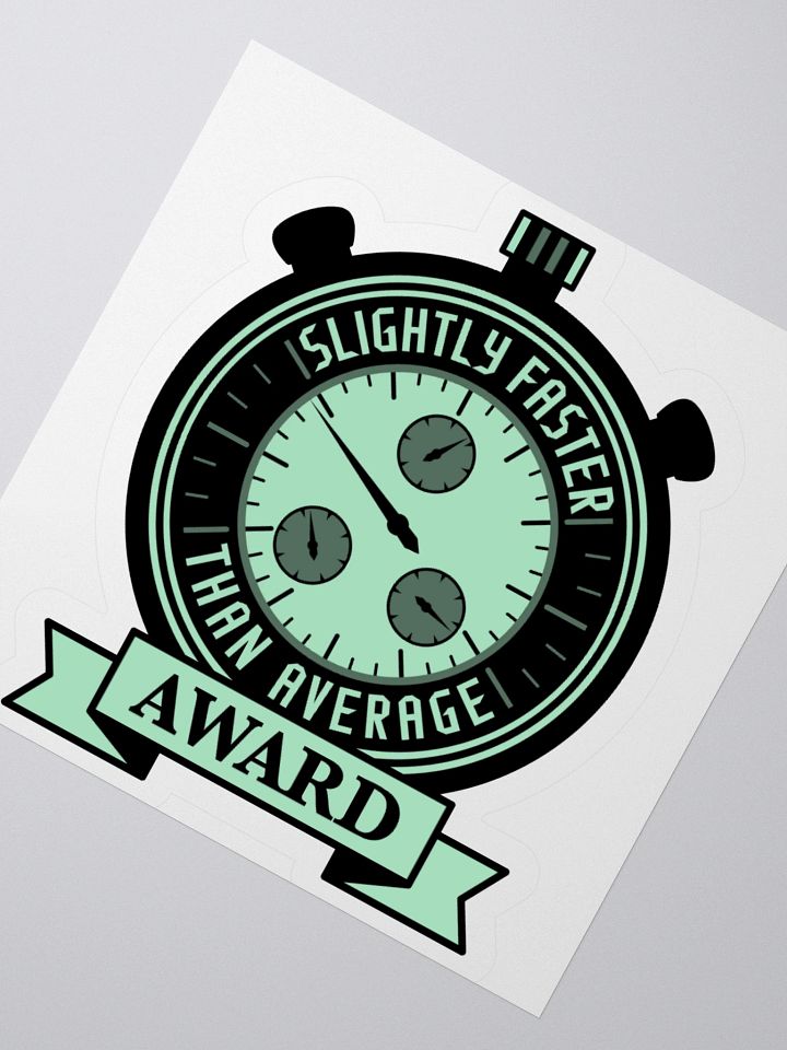 Slightly Faster Award Sticker product image (3)