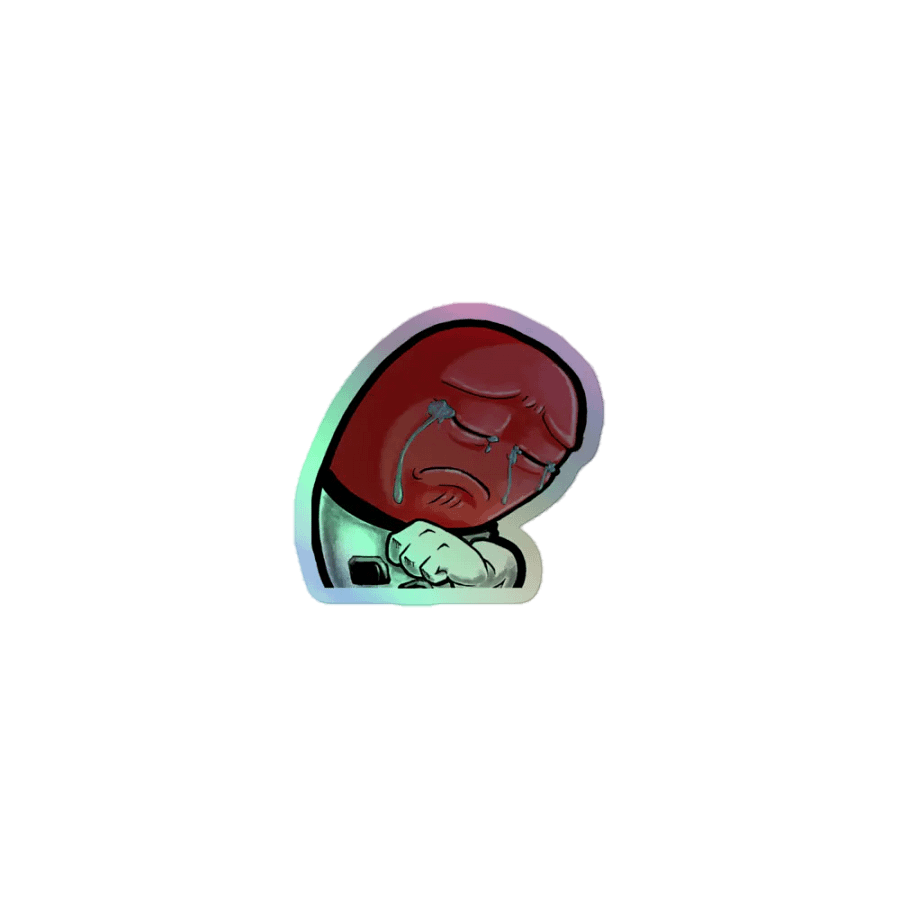 Sad - Sticker Olografico product image (1)