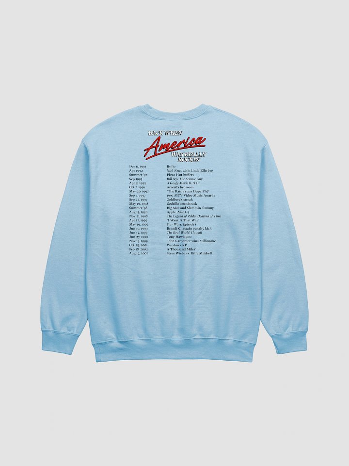 Back When America Was Really Rockin' Crewneck Sweatshirt product image (18)