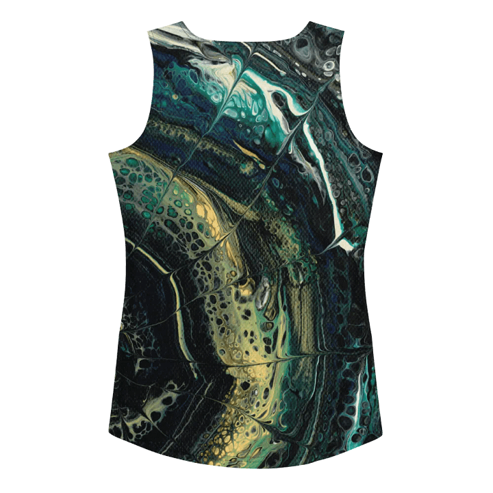 Midnight Halo - Acrylic Ring Pour Tank Top product image (2)