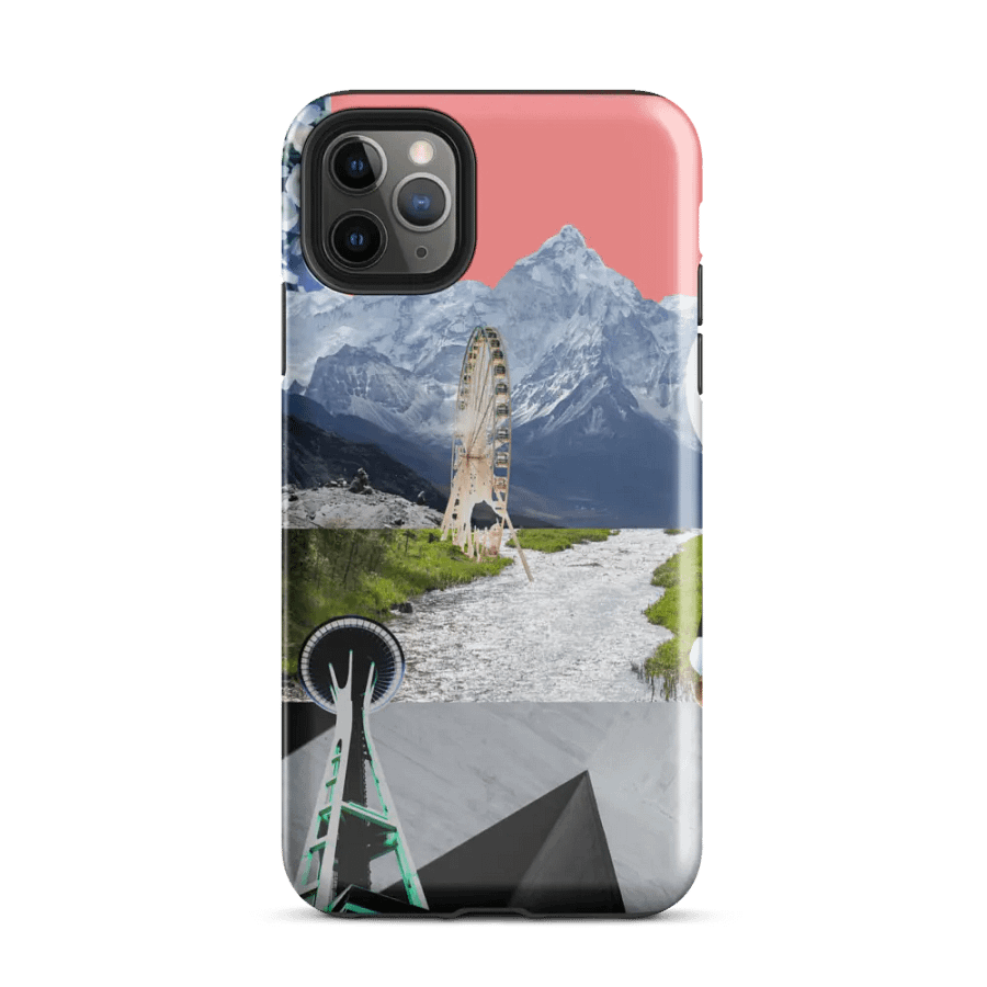 pnw/seattle themed collage iphone case product image (34)