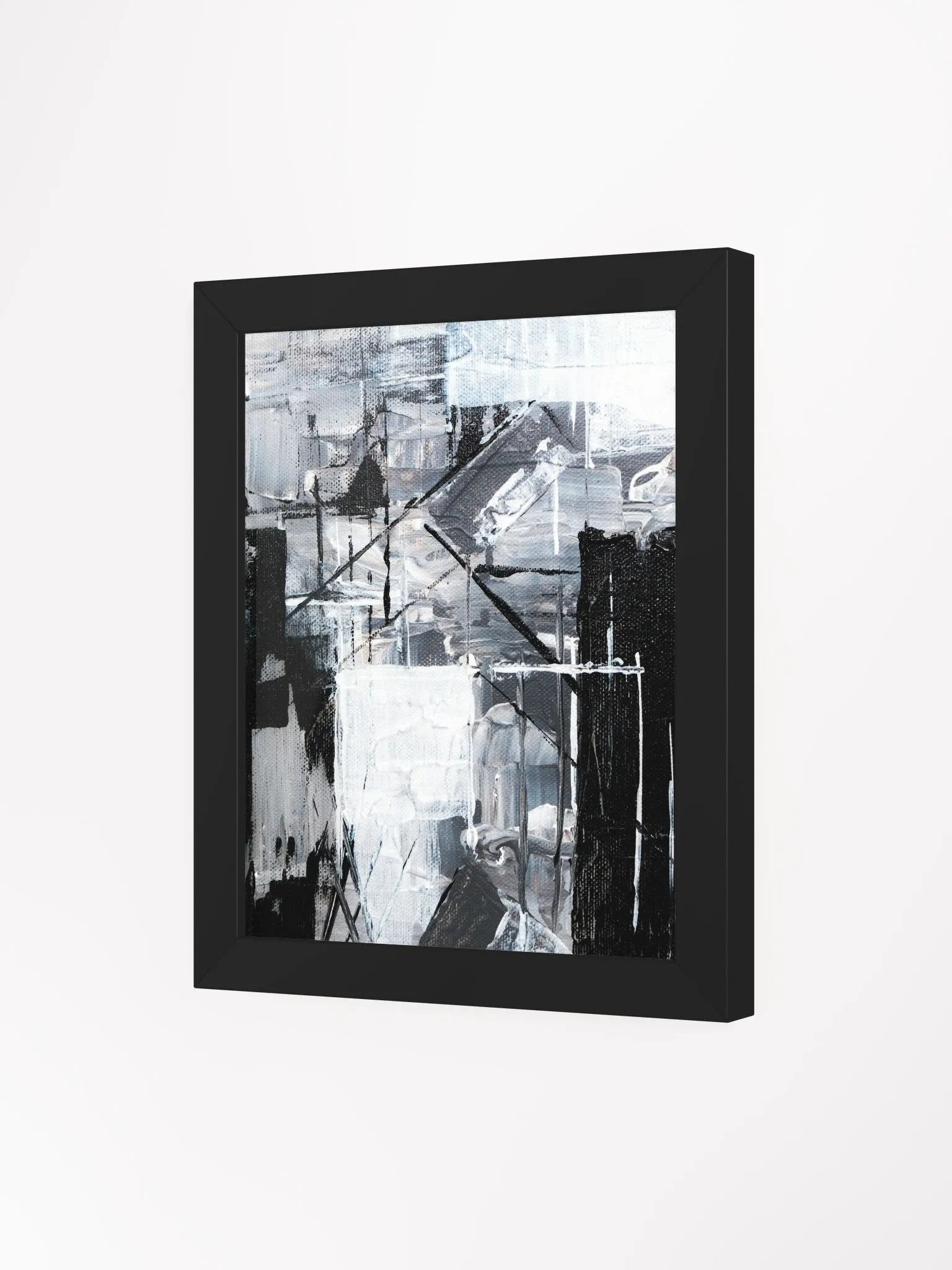 Monochrome Chaos Framed Poster product image (19)