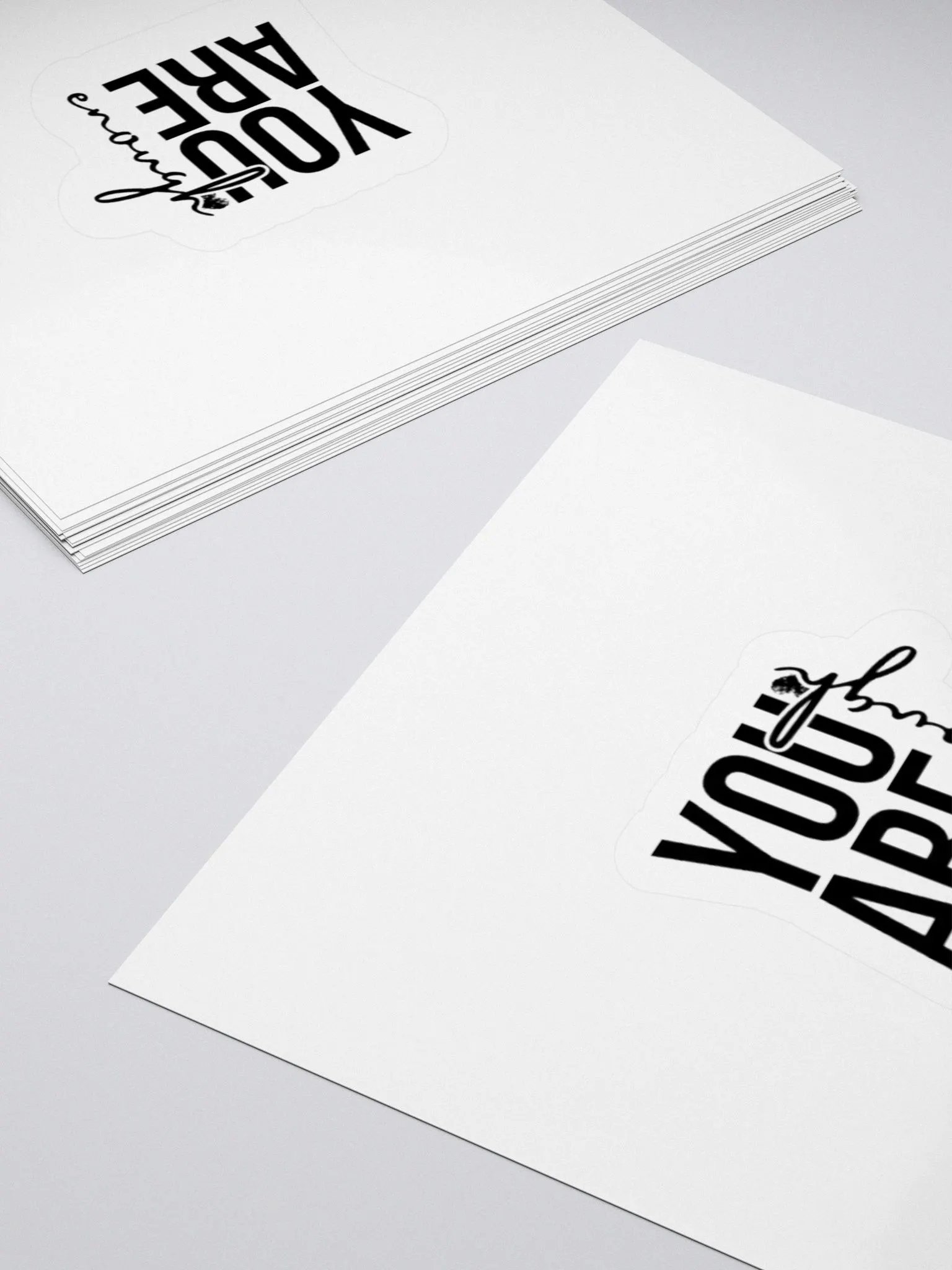 You are enough Gen 2: Corkscrew Kiss Cut Stickers product image (12)