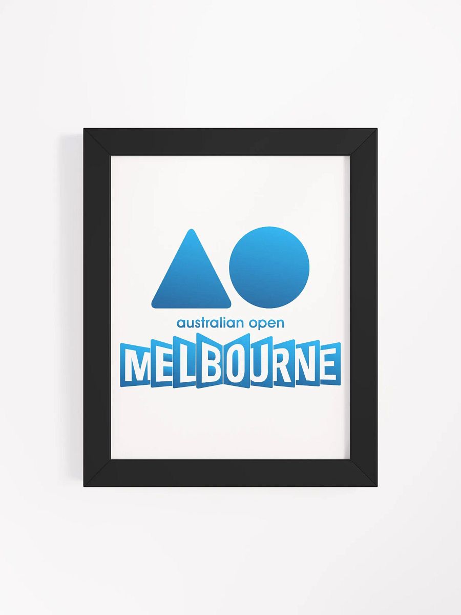 Melbourne Blue Abstract Framed Poster product image (112)
