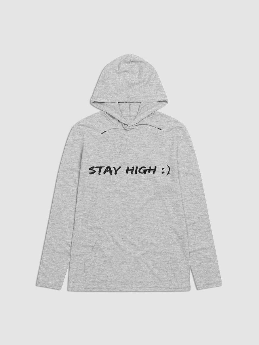 Stay High District Lightweight Hoodie (Black Text) product image (1)