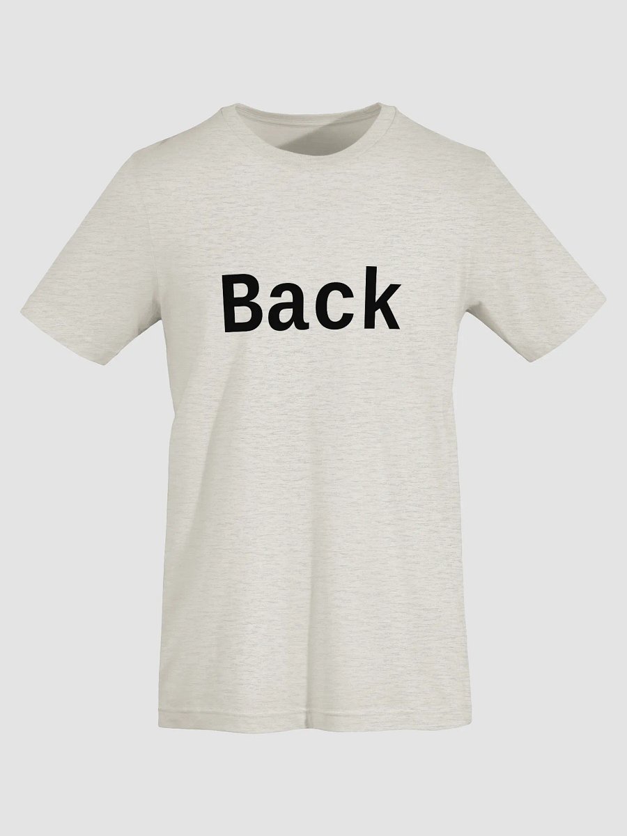 Front Back Simple Tee - Incorrect - Light Color product image (50)