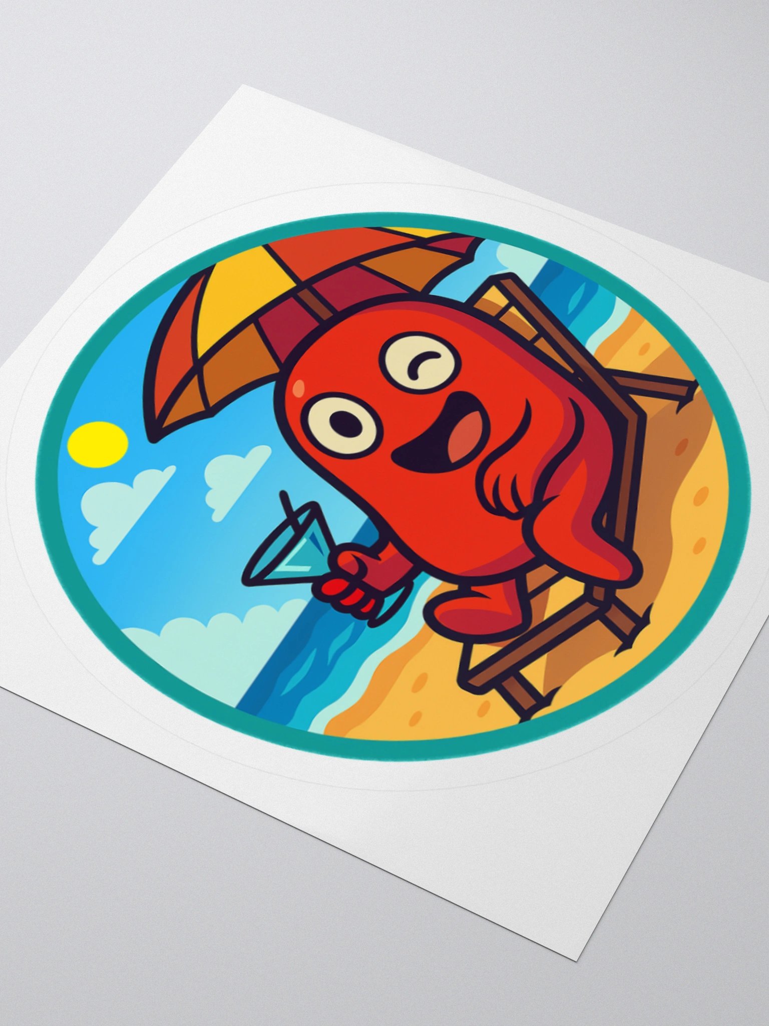 ☀️🍹 Stick-A-Bean: Bean on Holiday - LIMITED EDITION 🫘🏖️ product image (5)