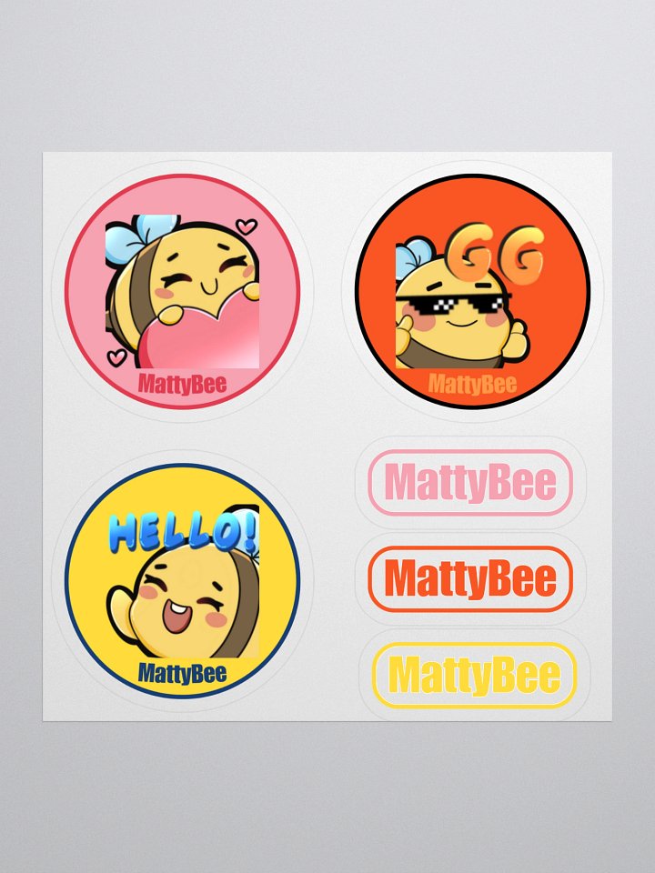Emote Sticker Sheet #1 product image (1)