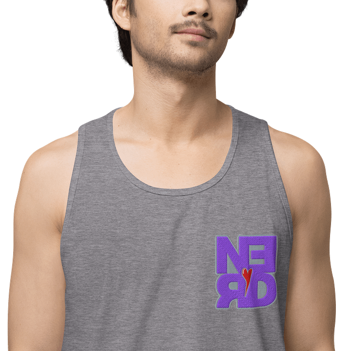Nerd Heart Embroidered Tank (Streamer Edition) product image (1)
