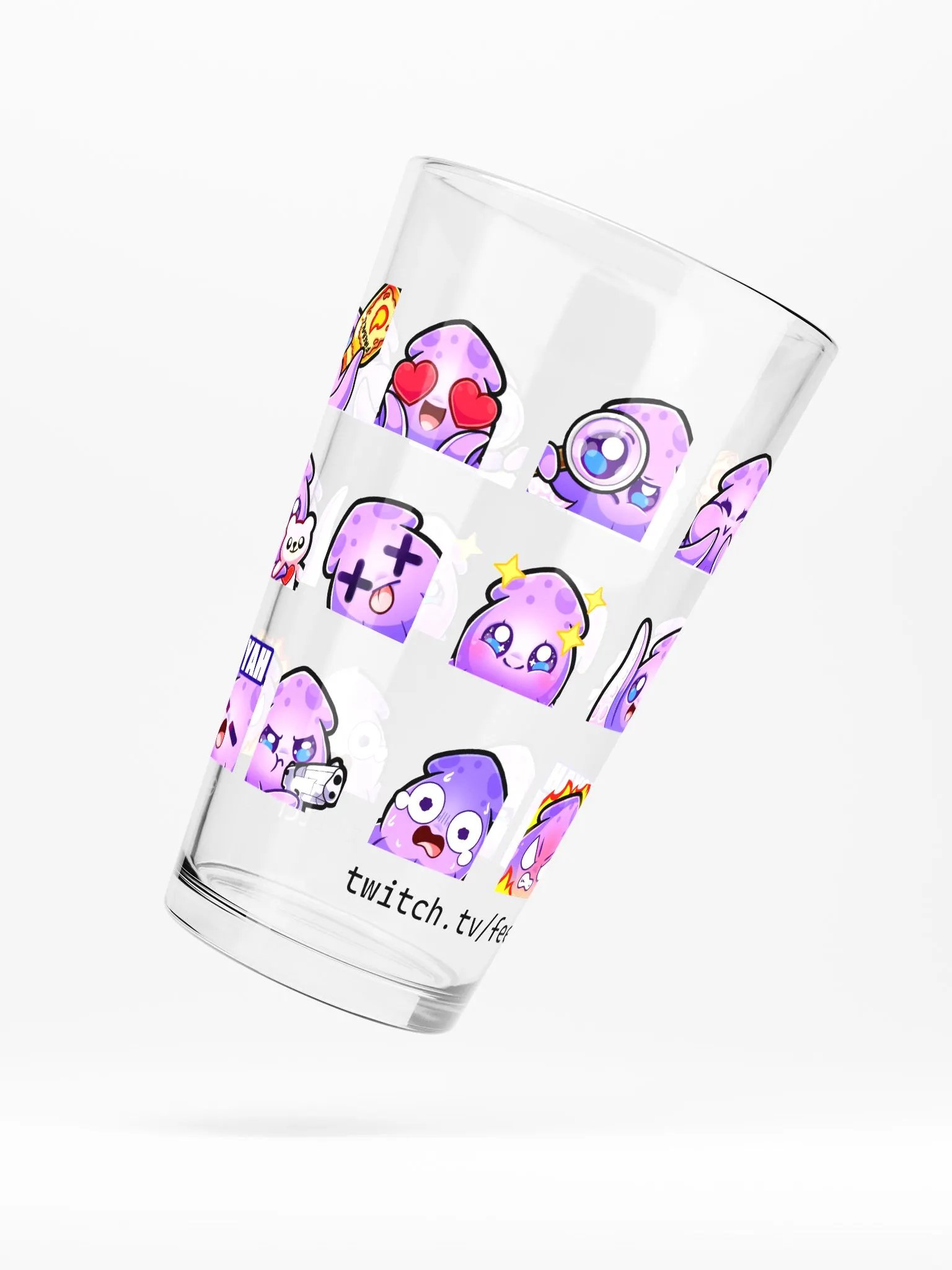 Squid Emote Pint Glass product image (5)