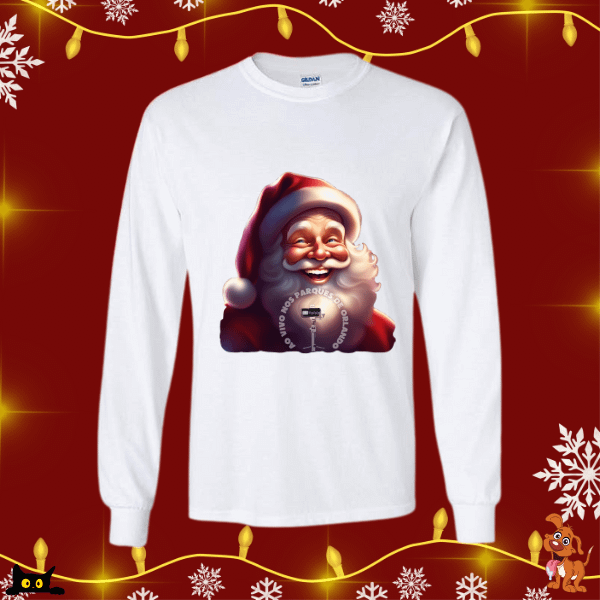 Christmas Santa Claus T-Shirt Long Sleeve product image (1)