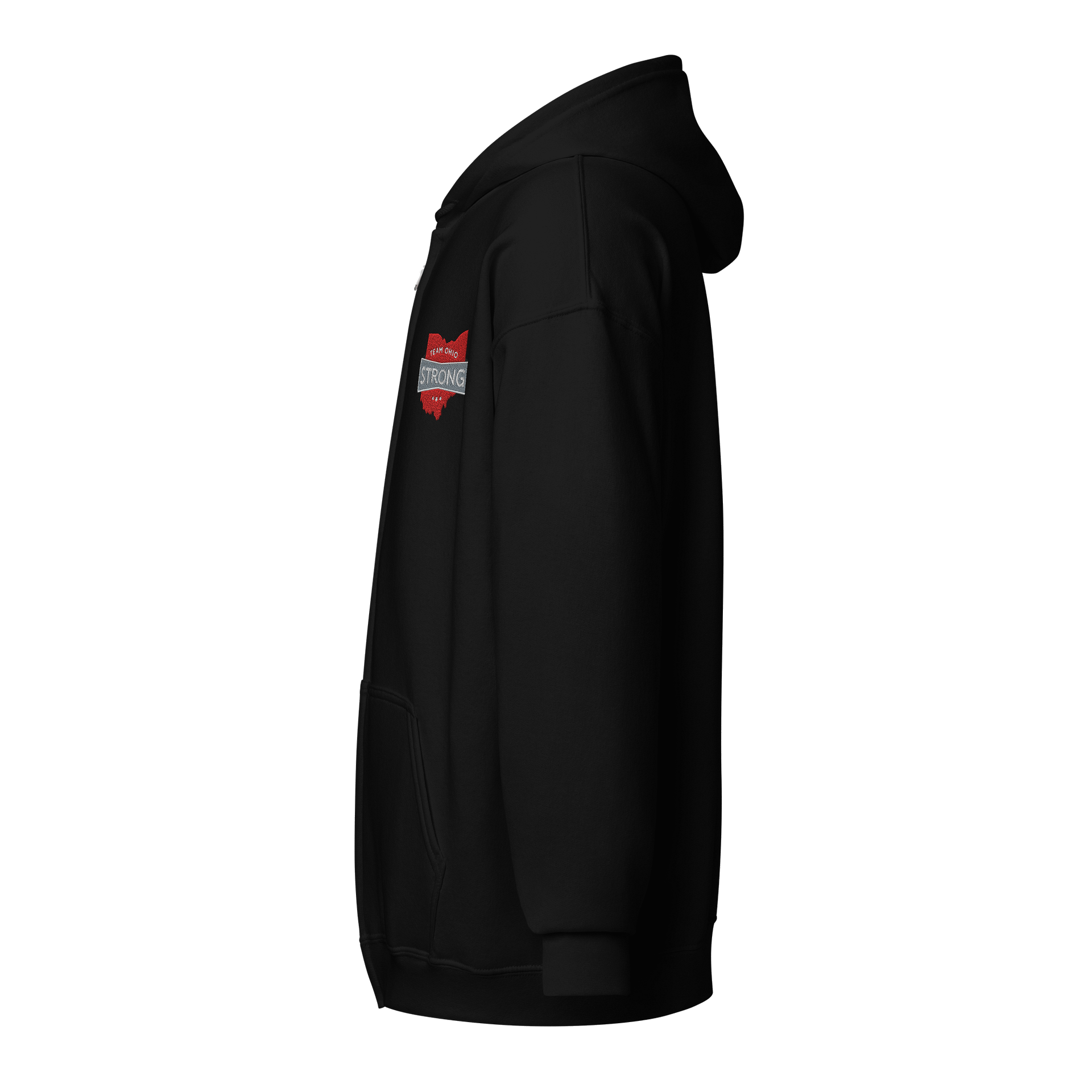 Ohio Strong Zip Embroidered Hoodie product image (5)