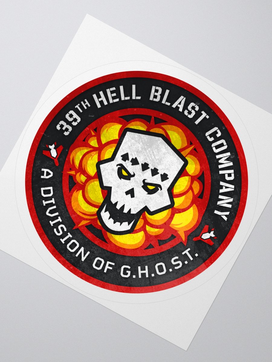 Hell Blast Textured Sticker product image (6)