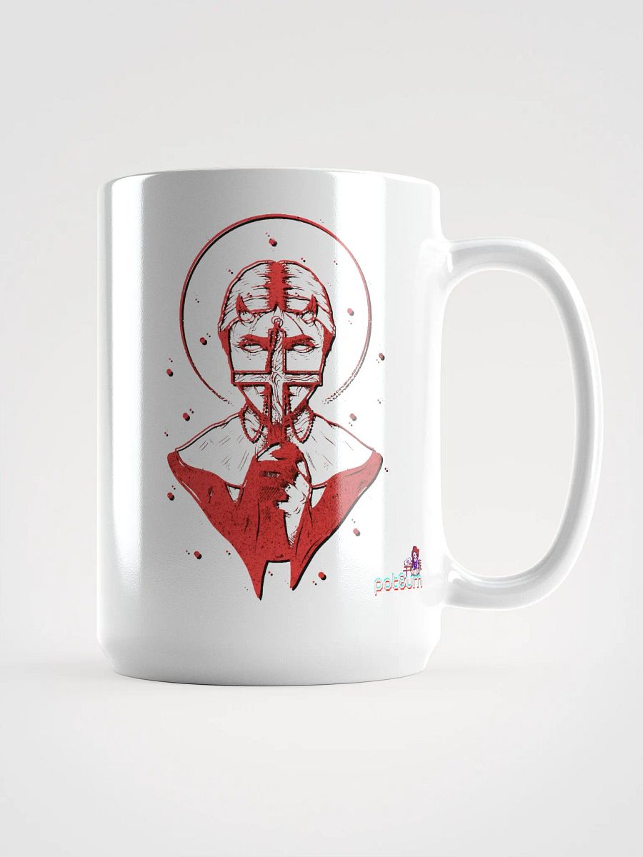 SPITE white glossy mug product image (5)