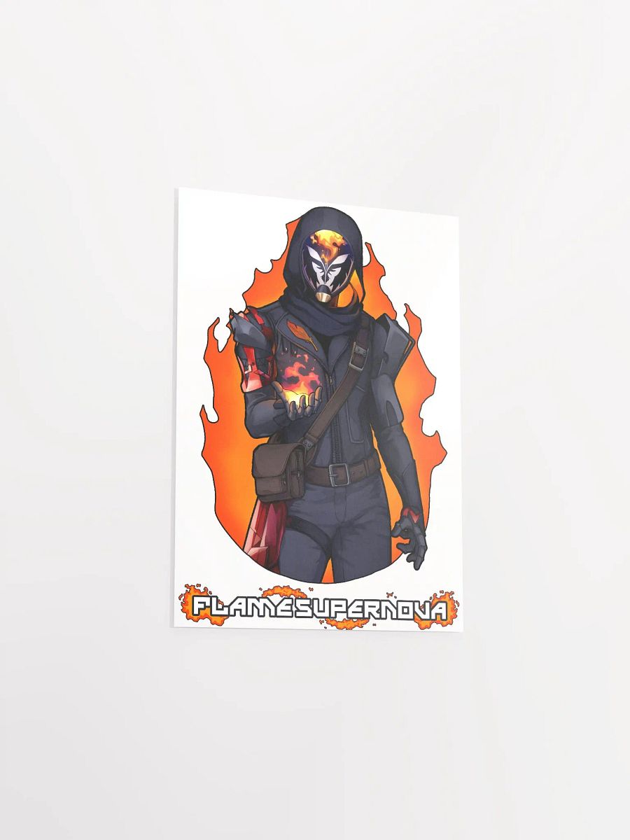 Flame Supernova Original Poster (White) product image (3)