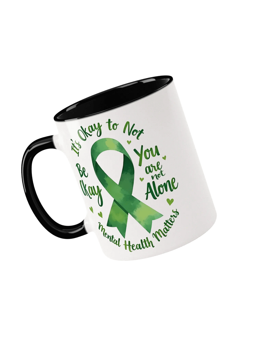 Green Ribbon Mental Health Awareness Mug – A Symbol of Hope, Strength, and Support product image (3)