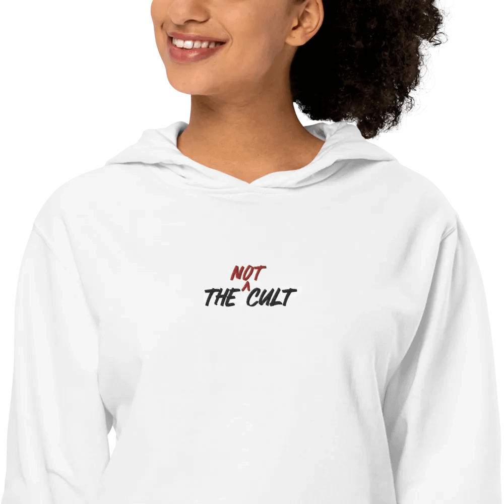 Not-Cult Embroidered Hoodie (LIGHT) product image (8)