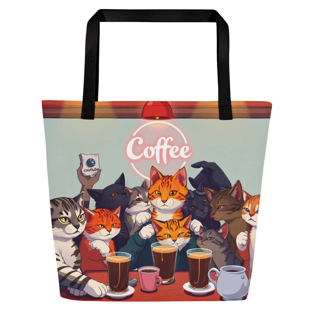 Large Tote Bag w/ Pocket-The Serious Bean Society product image (3)