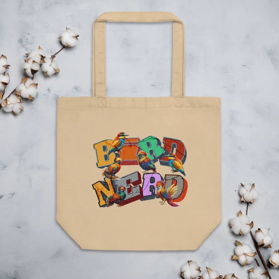 Bird Nerd Whimsical Eco Tote product image (3)