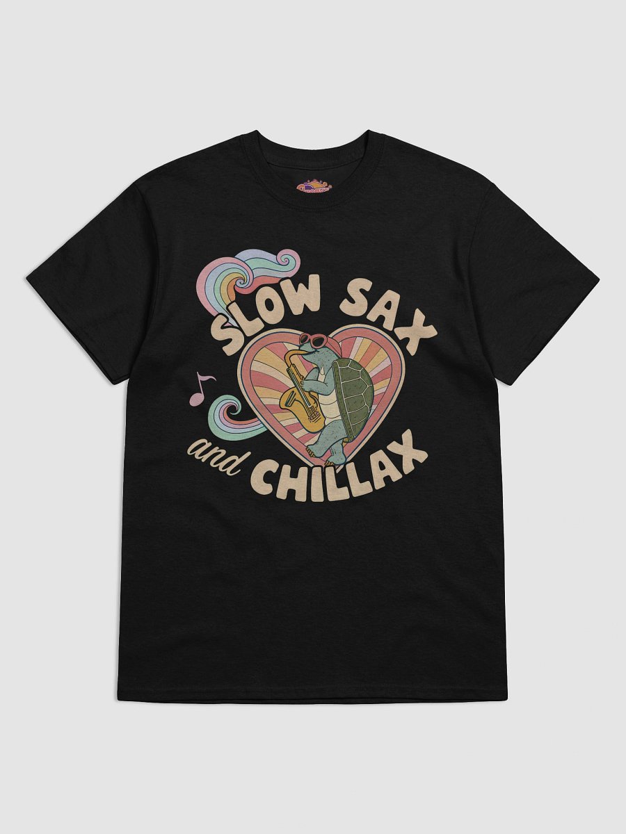Slow Sax and Chillax Turtle T-Shirt product image (1)