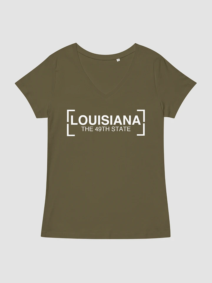 Louisiana: The 49th State (Women's Fitted V-Neck) product image (1)