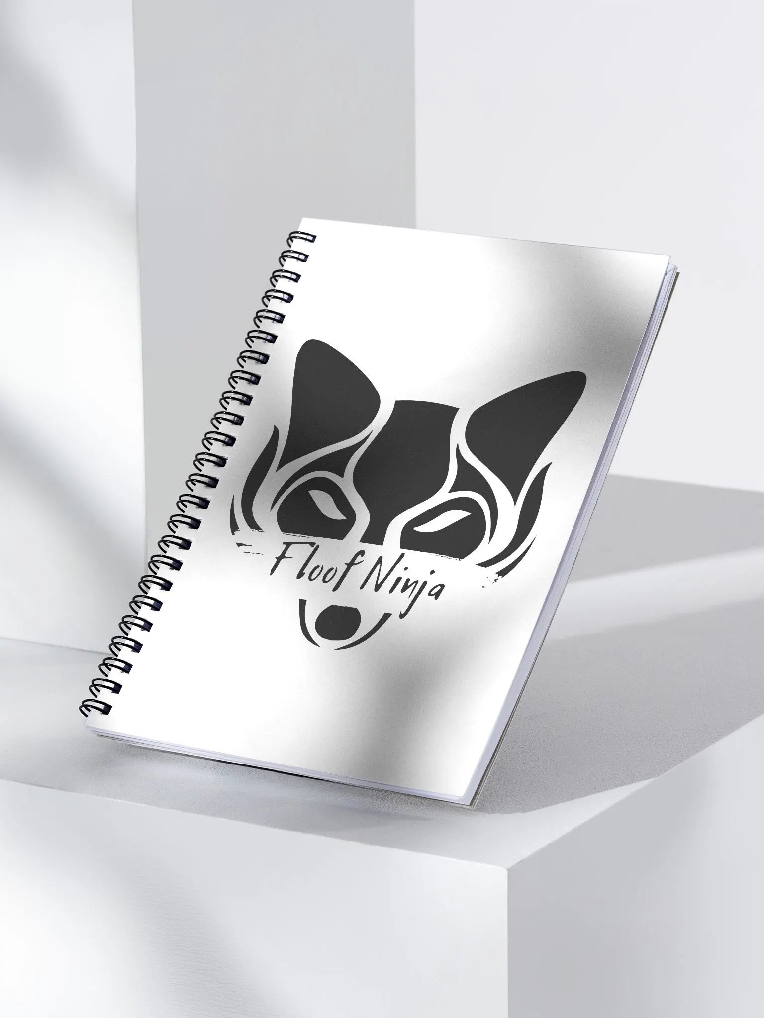 Floof Ninja Spiral Notebook product image (3)