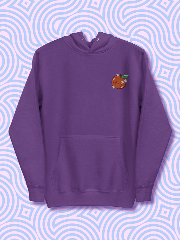Whimsical Orange Face Unisex Hoodie product image (1)