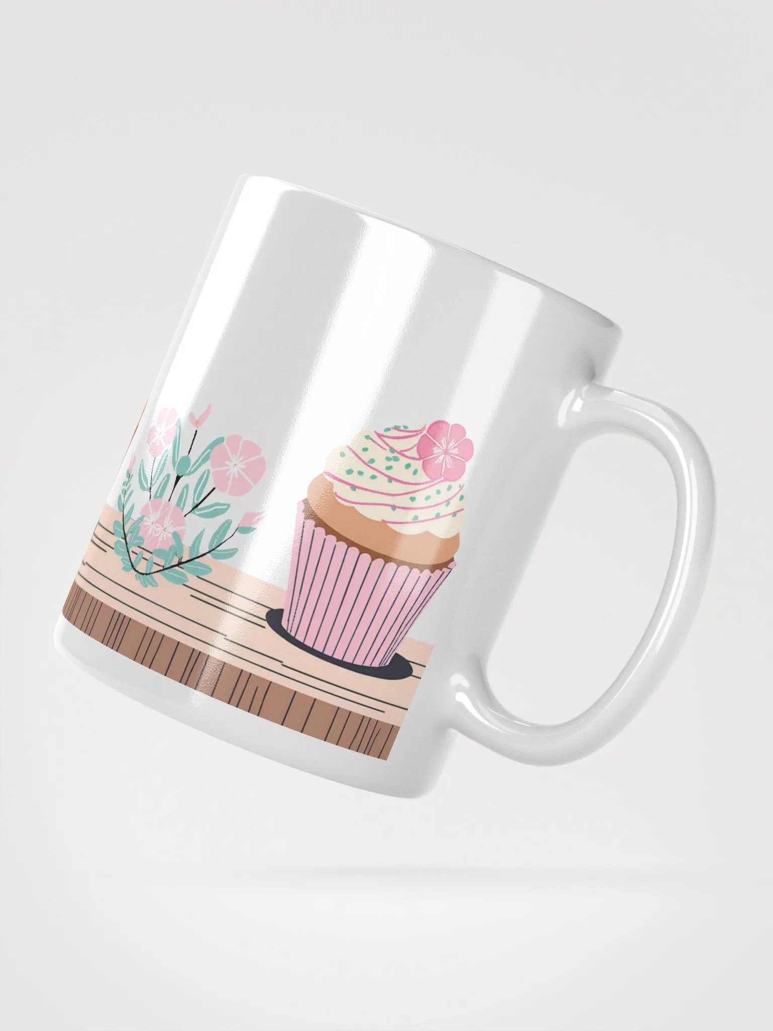 Cupcake Delight White Glossy Mug product image (4)