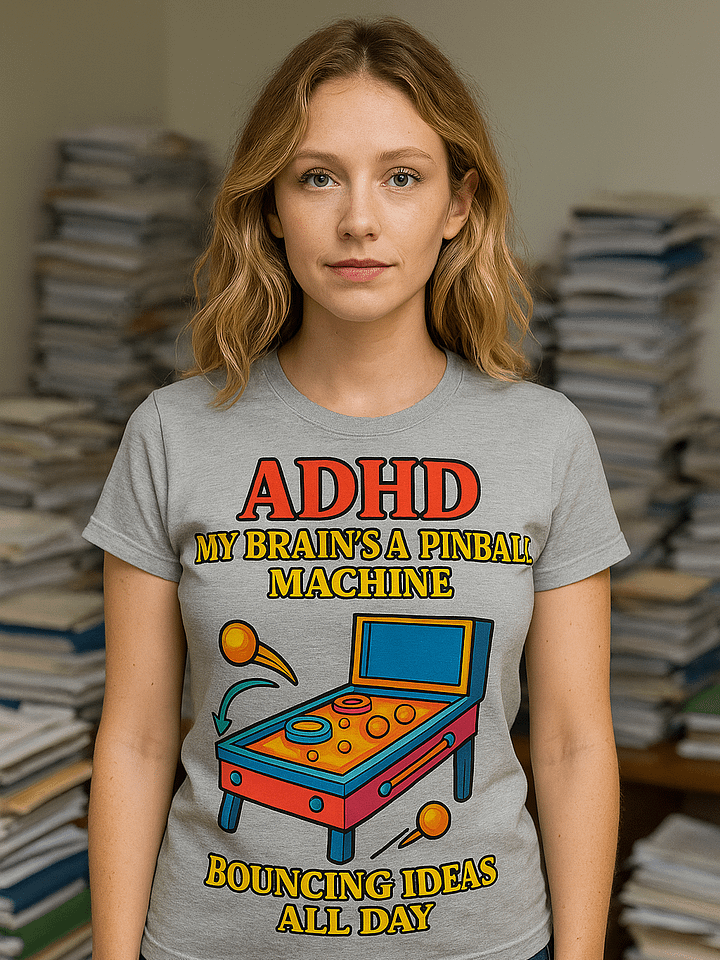 ADHD: My Brain’s a Pinball Machine – Bouncing Ideas All Day product image (1)