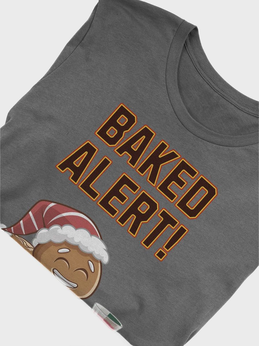 Baked Alert! - Funny Humorous Ginger Bread Man T-shirt product image (30)
