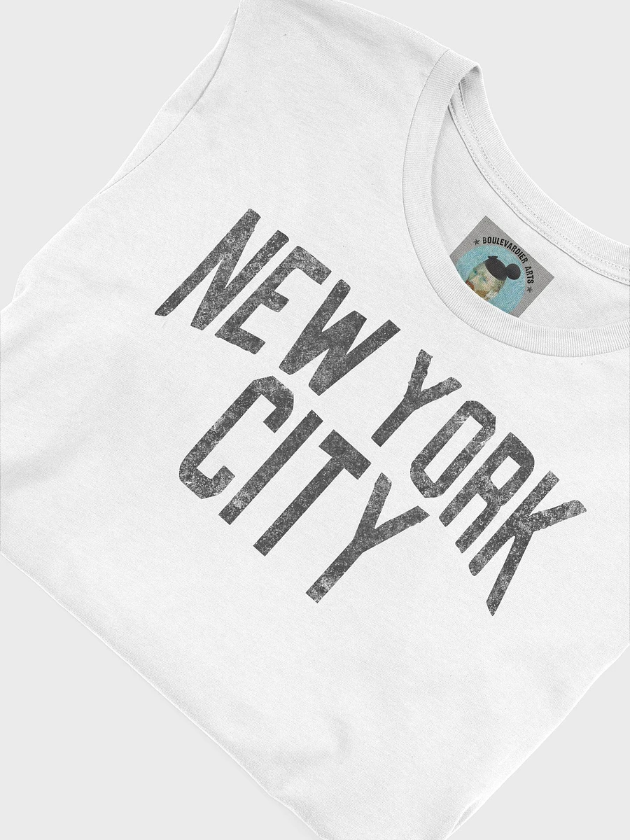 New York City Unisex T-shirt (Black text) product image (43)