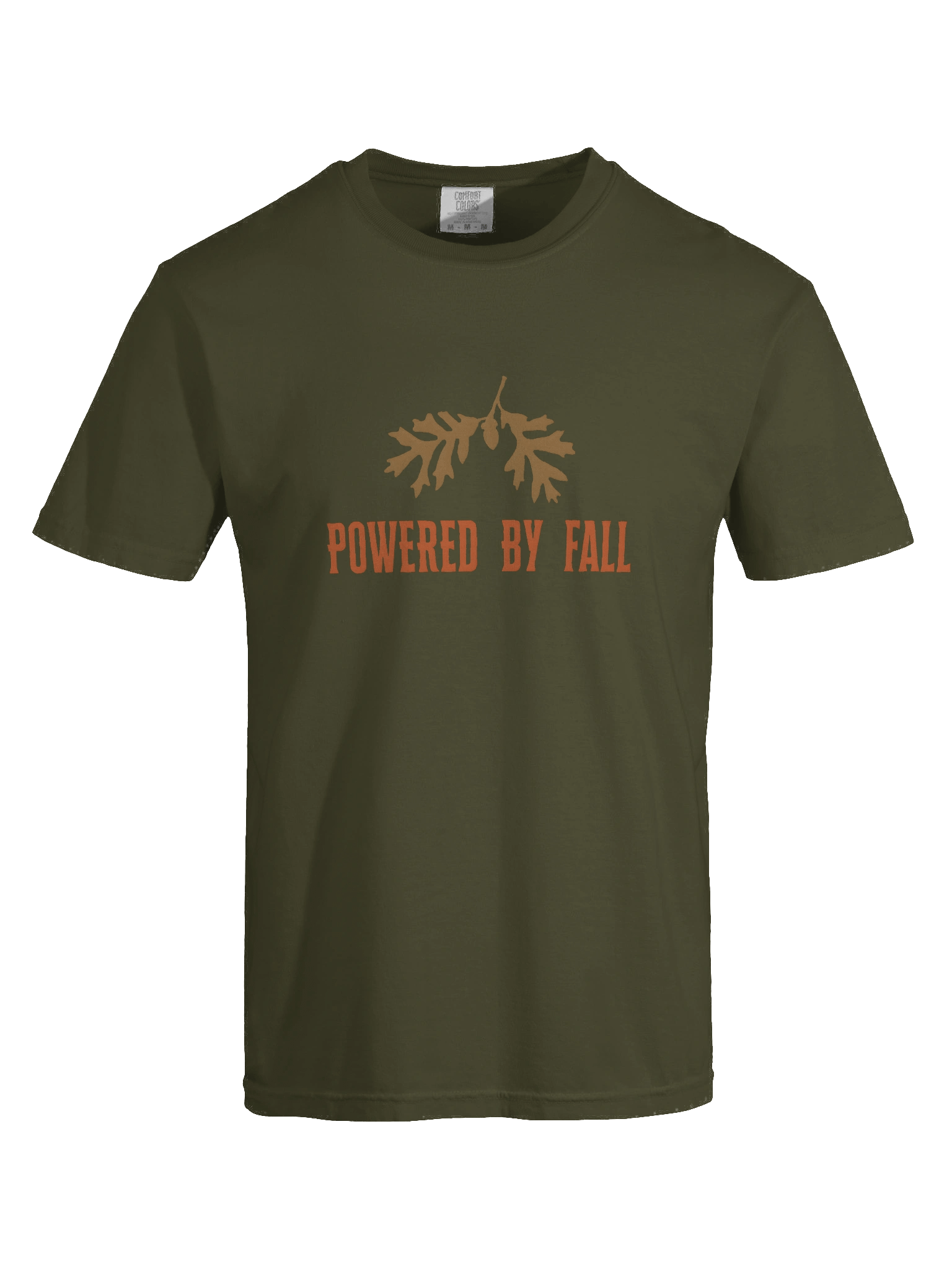 Powered by Fall T-Shirt – Cozy Autumn Graphic Tee for Pumpkin Spice Lovers product image (60)