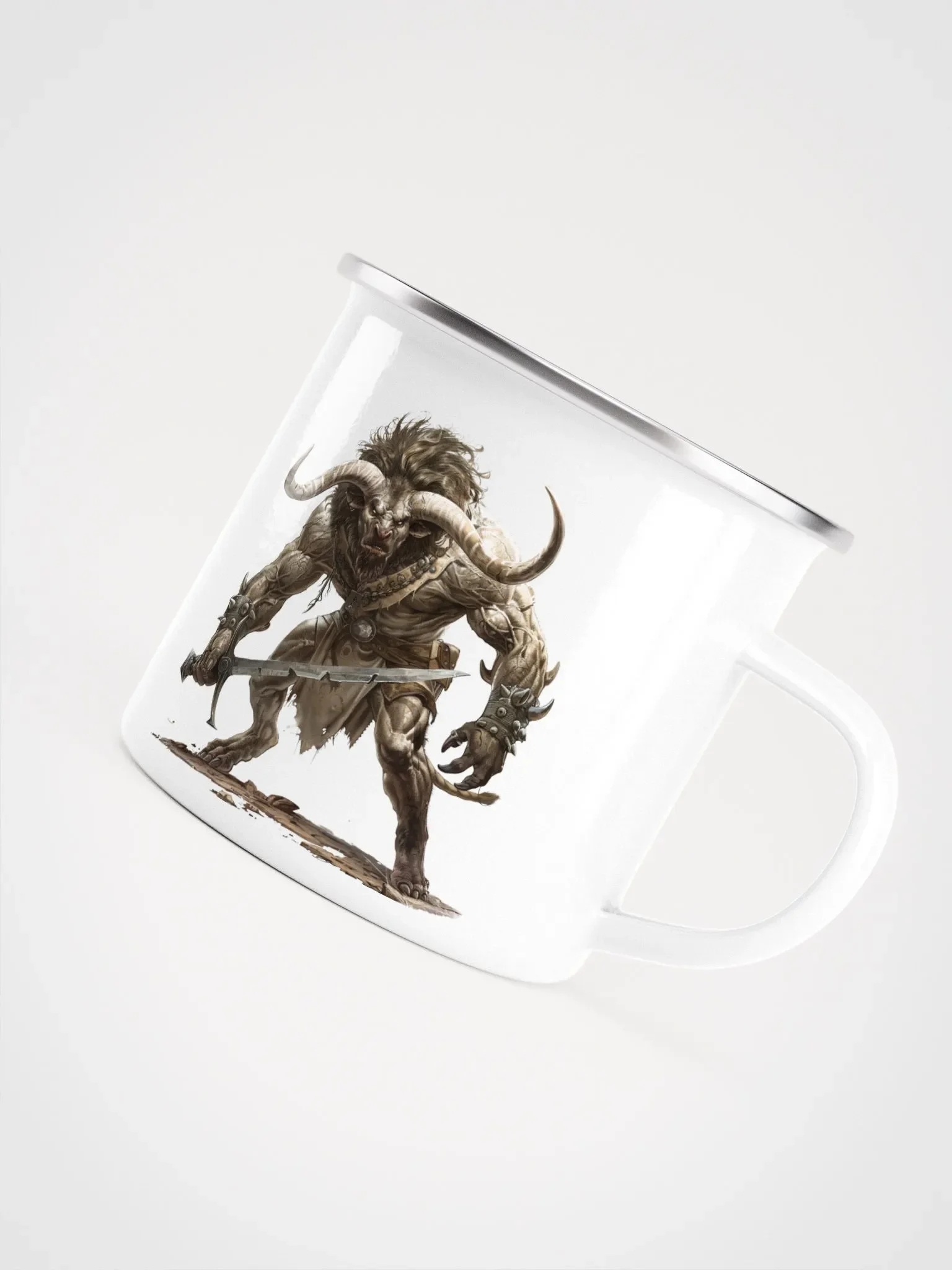 The Minotaur - The Legendary Greek Mythical Creature Enamel Mug product image (5)