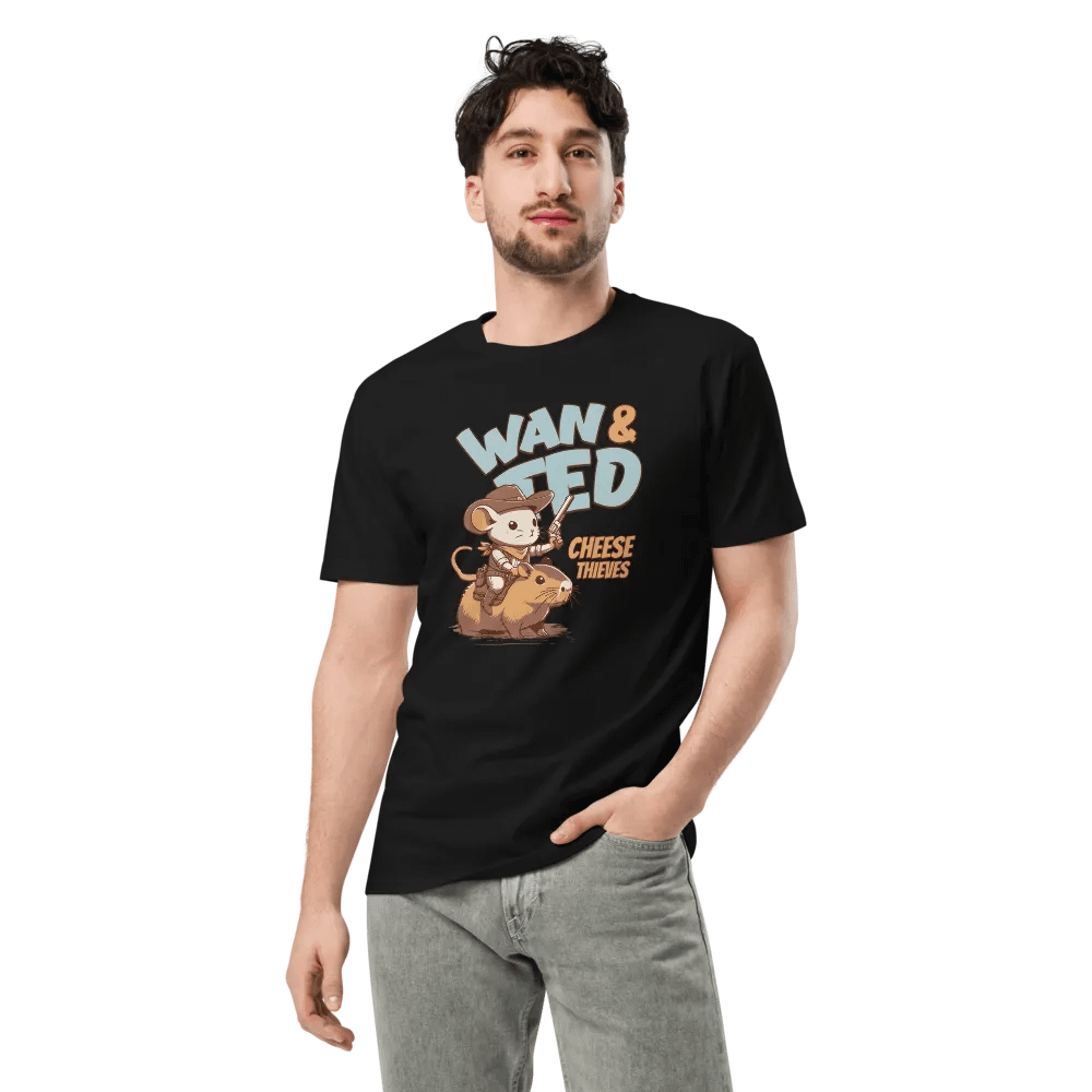 WAN & TED Cowboy Mouse Unisex T-Shirt product image (5)