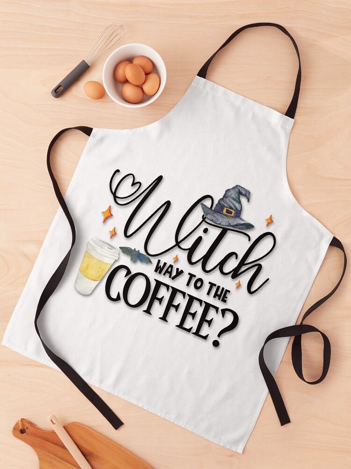 Witch Way to the Coffee #1 - Apron product image (1)