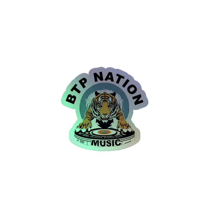 Tiger Turntable Holographic Sticker Sheet product image (2)